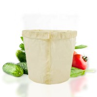 Cheap Custom Beeswax Food Wrap Bags Bulk Fresh-Keeping Private Label Vegan Beeswax Storage Bags