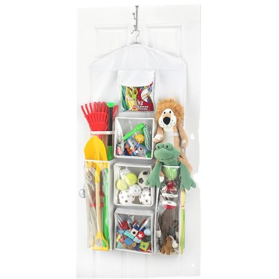 Over the Door Hanging Wrapping Paper Storage Gift Wrap Organizer