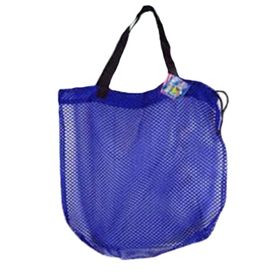 Kids Mesh Beach Tote Bag, Nautical Anchor Sea Shell Collecting Bag