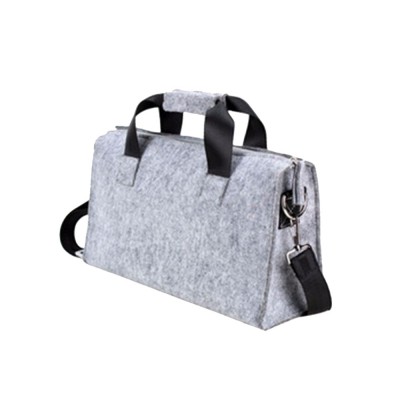 Trendy Classic Design Men Felt Handbag For Business Laptop Briefcase