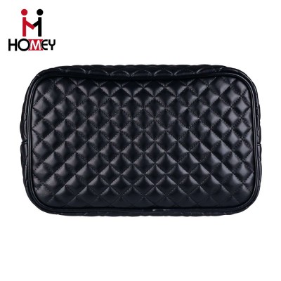 2016 new product promotion price durable promotional satin tassel high quality pu leather cosmetic bag