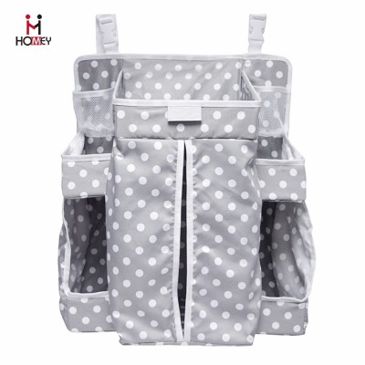 Wall Hanging Diaper Organizer , Diaper Holder for Crib