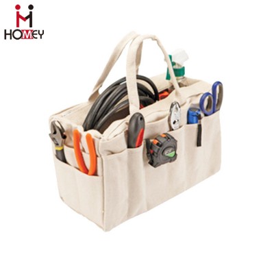 New Style Trendy durable large canvas plumbers riggers tool tote bag pouch