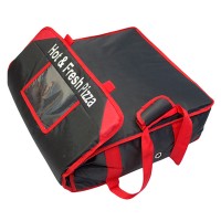 Portable Insulated Heated Pizza Warmer Delivery Bag Carrier