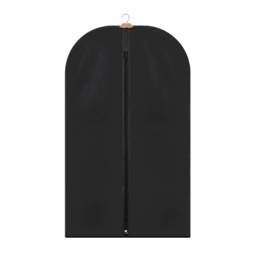 43" 54" 60" Black Garment Bags for Travel with Gusseted for Suit Dress Coat